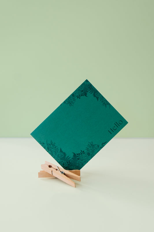 Hello Green Floral