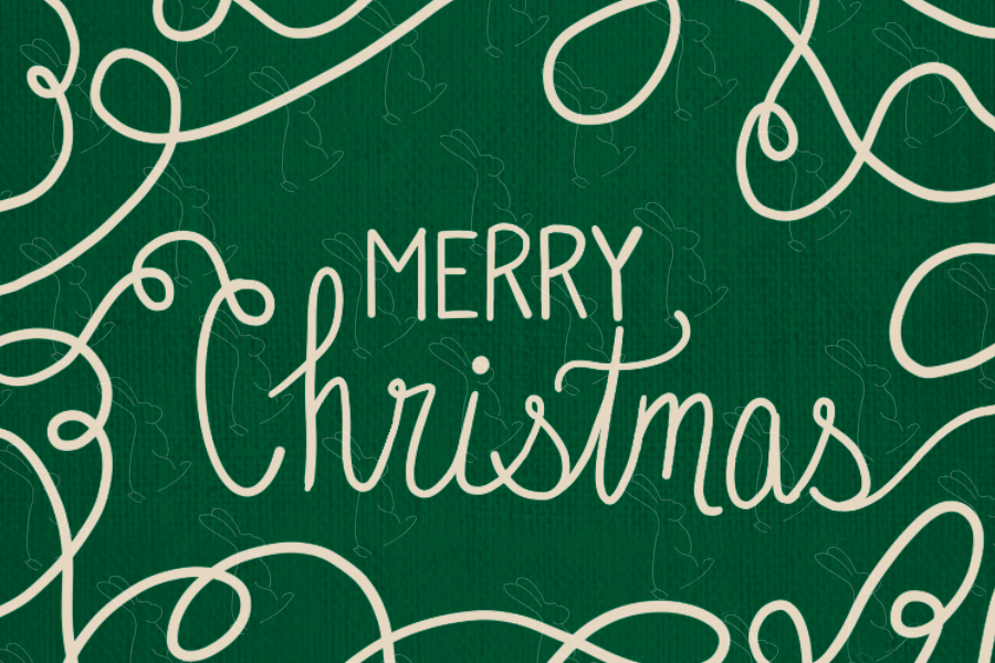 Merry Christmas Ribbon Card