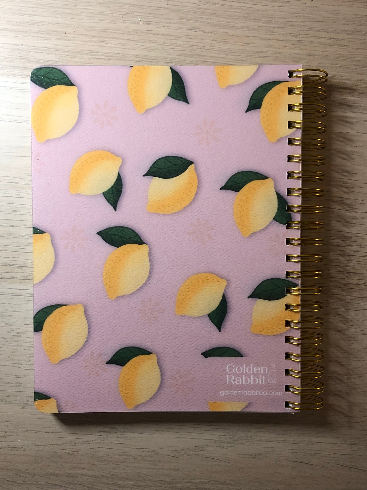 Lemon Pattern - Paperback Journal