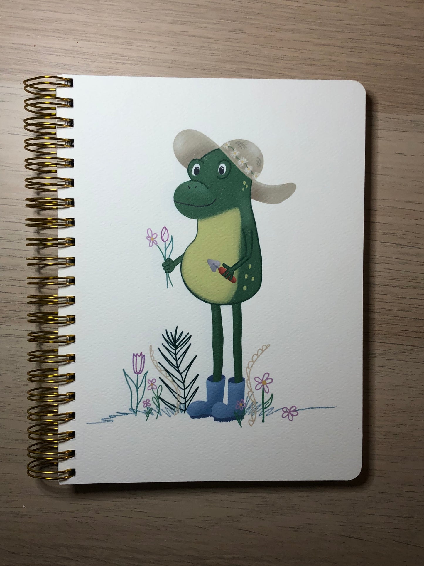 Garden Frog - Paperback Journal