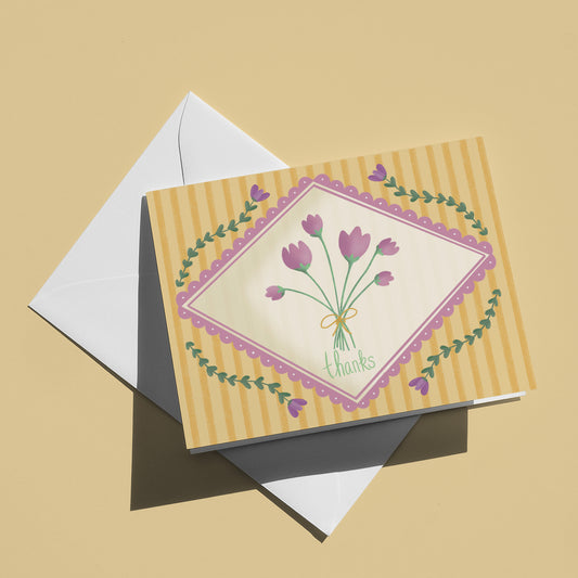 Thank You Tulips Card