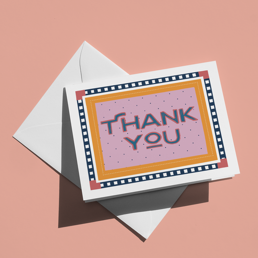 Funky Thank You Card