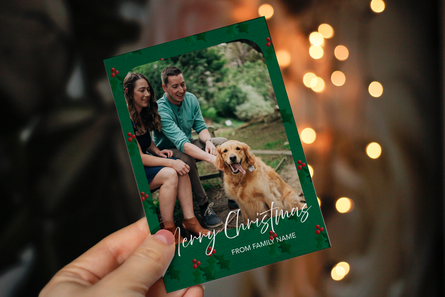 Arc Image Frame - Holiday Card