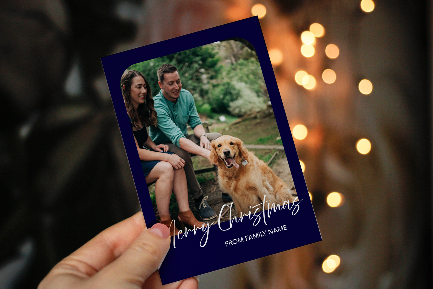 Arc Image Frame - Holiday Card