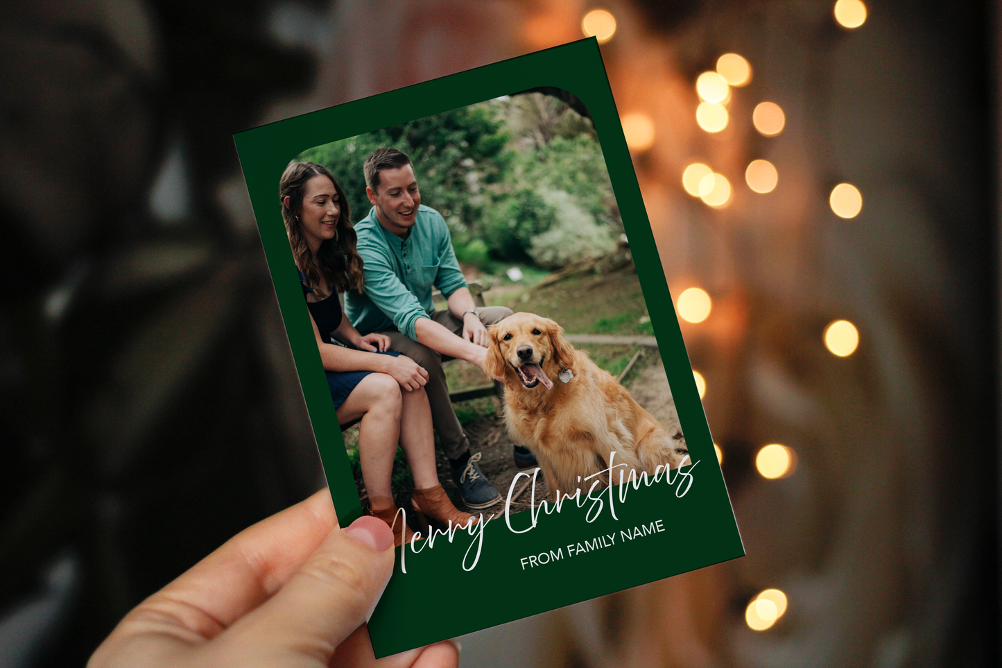 Arc Image Frame - Holiday Card